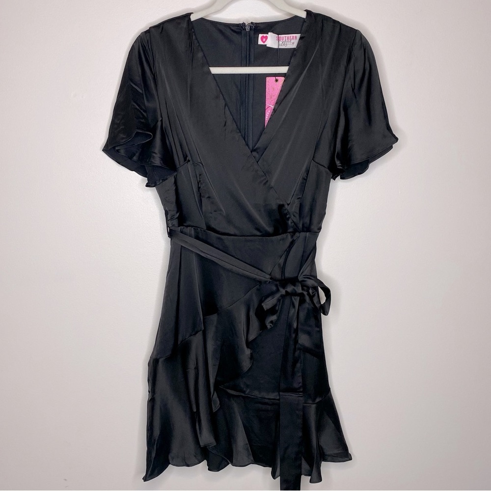 Womens Southern Fried Chics Black Mini Dress